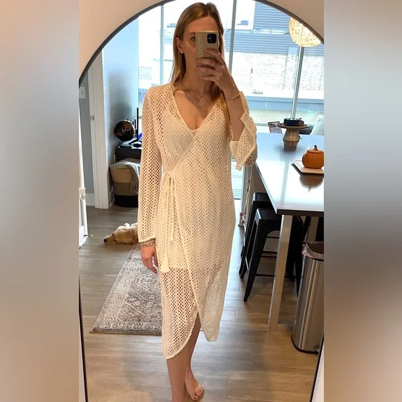 Line & Dot | Dresses | Revolve Line And Dot White Midi Formal Dress |  Poshmark